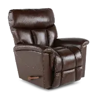 010-775/LB174877 Mateo Chocolate Leather Rocker Recliner