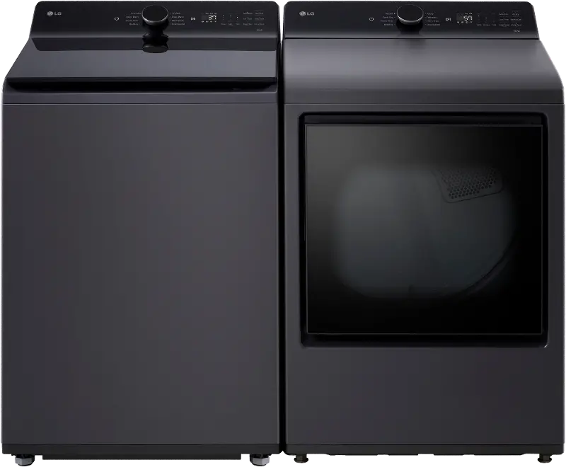 LG 8405 Gas Washer and Dryer Set - Black