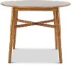 Oslo Pecan Brown 46  Round Counter Height Dining Table