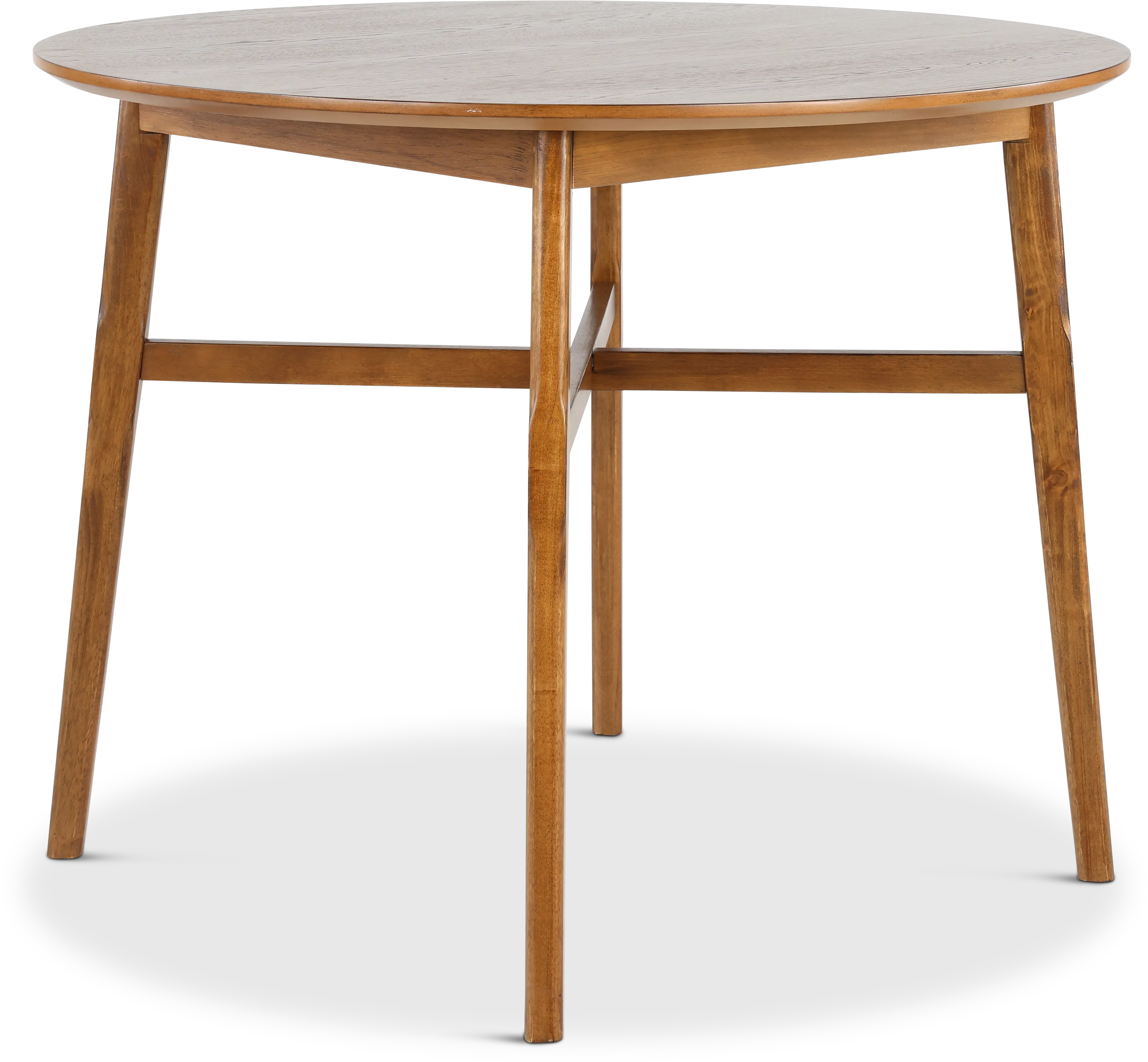 Oslo Pecan Brown 46  Round Counter Height Dining Table-4