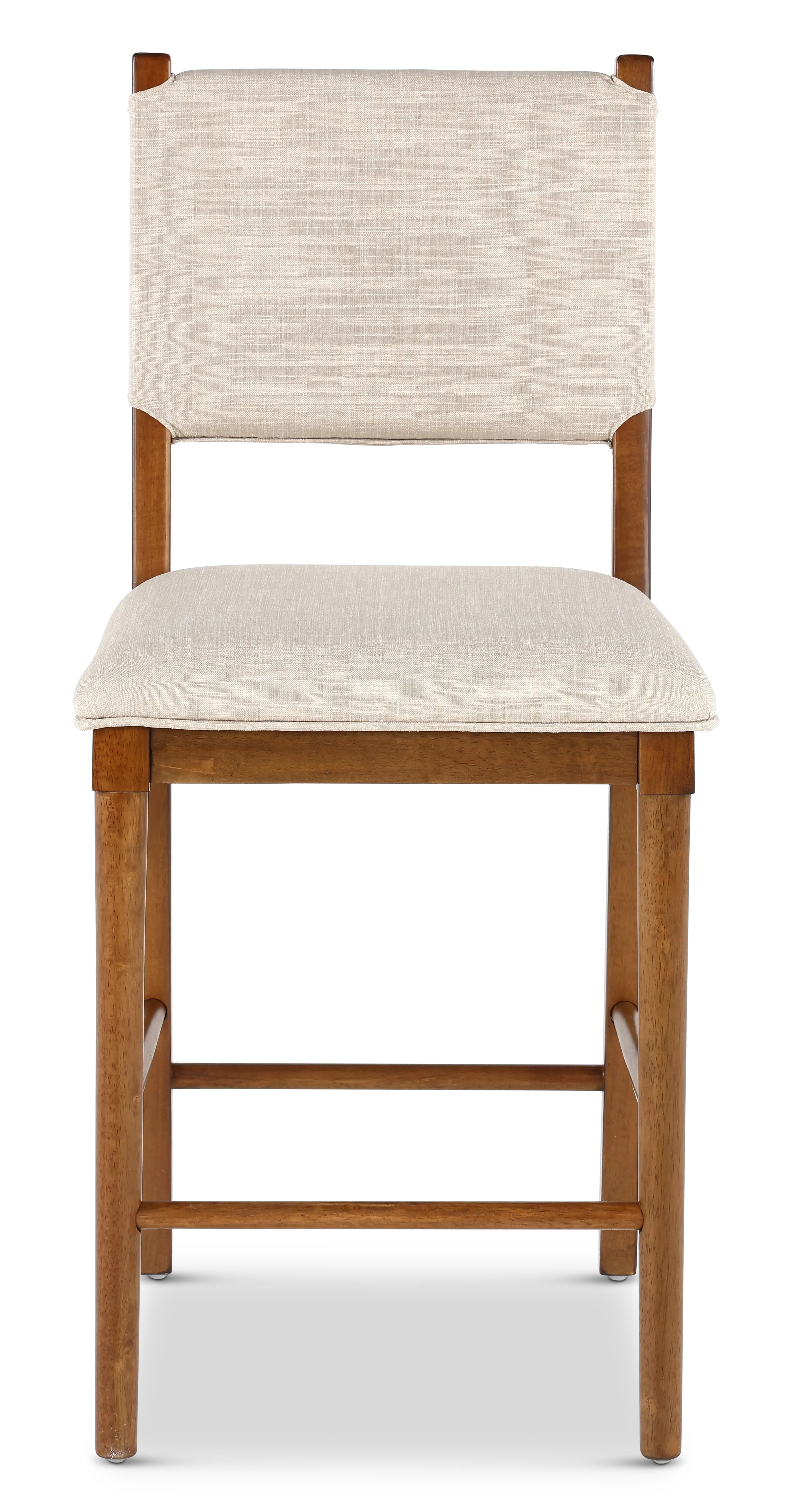 Oslo Pecan Brown and Linen Counter Height Stool-4