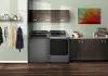 .LG-GRY-6105-GAS-PR LG 6105 Gas Washer and Dryer Set - Monochrome Gray