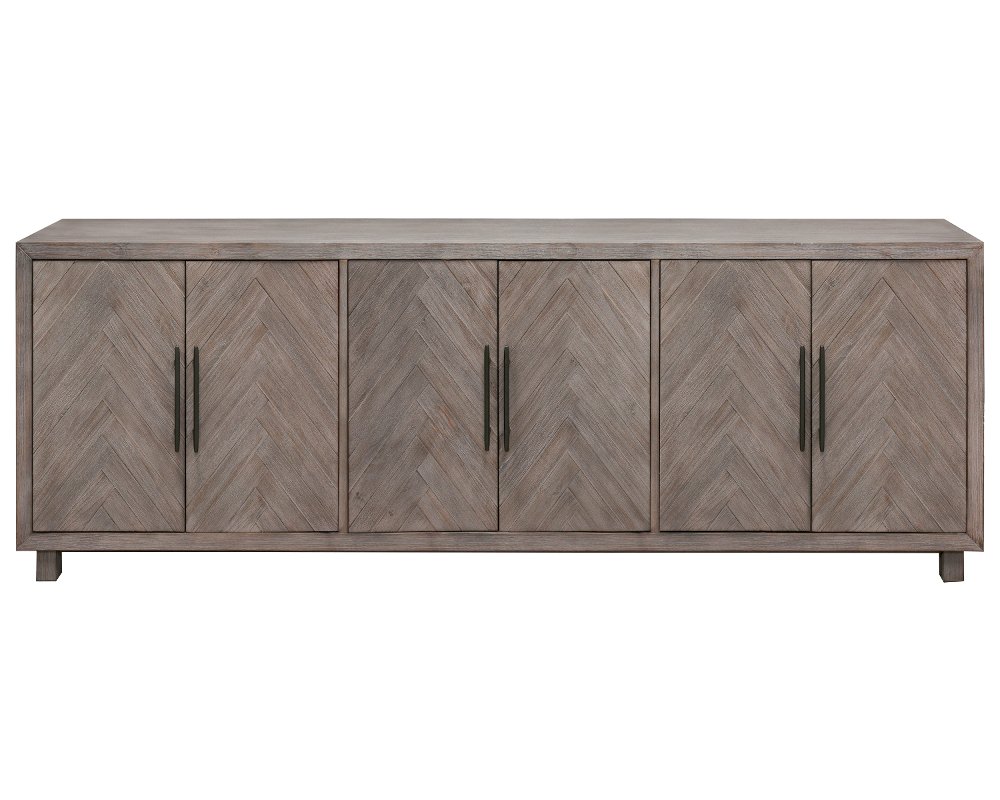 Pallisades Gray 90" TV Stand