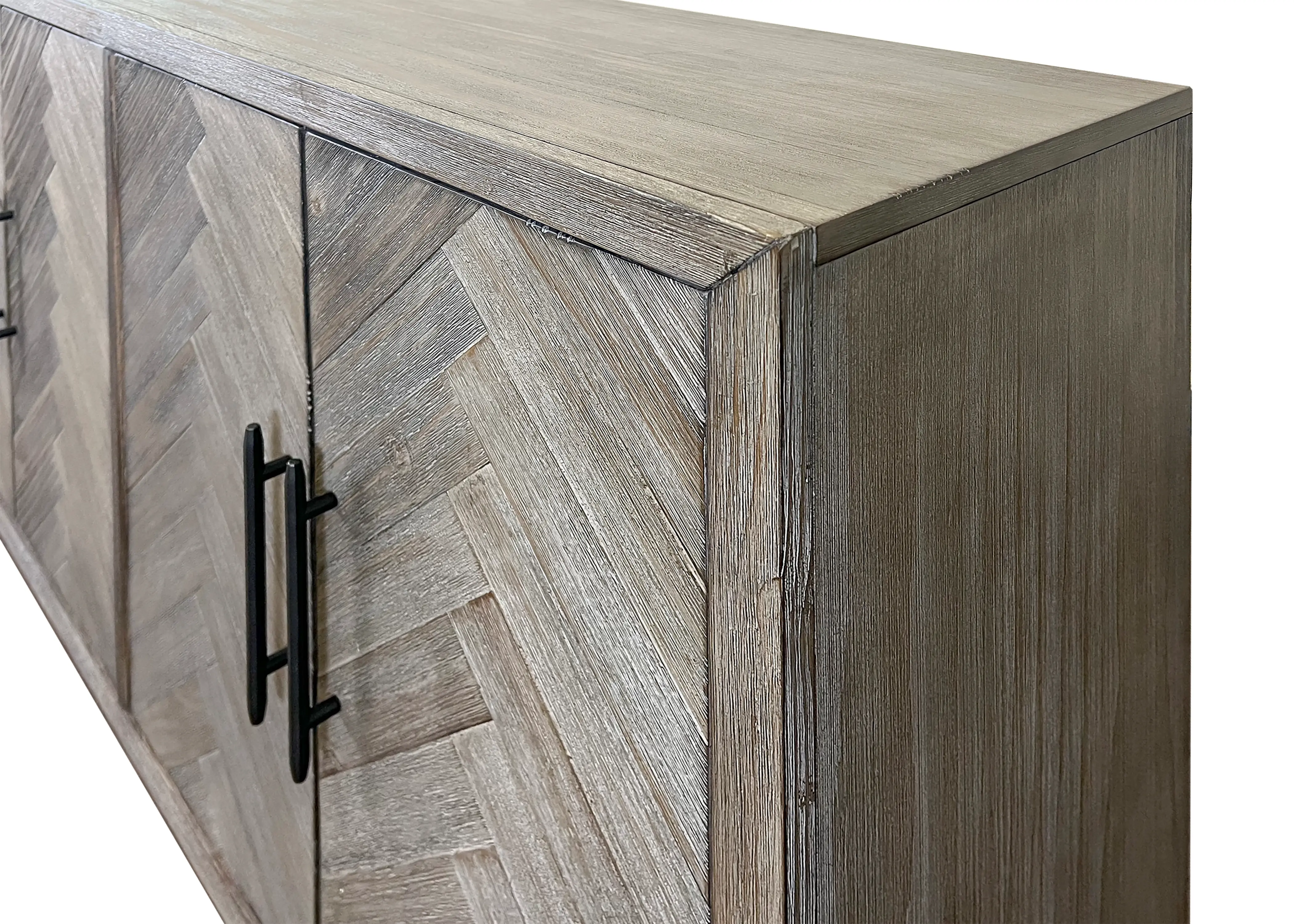 Pallisades Gray 90  TV Stand-4