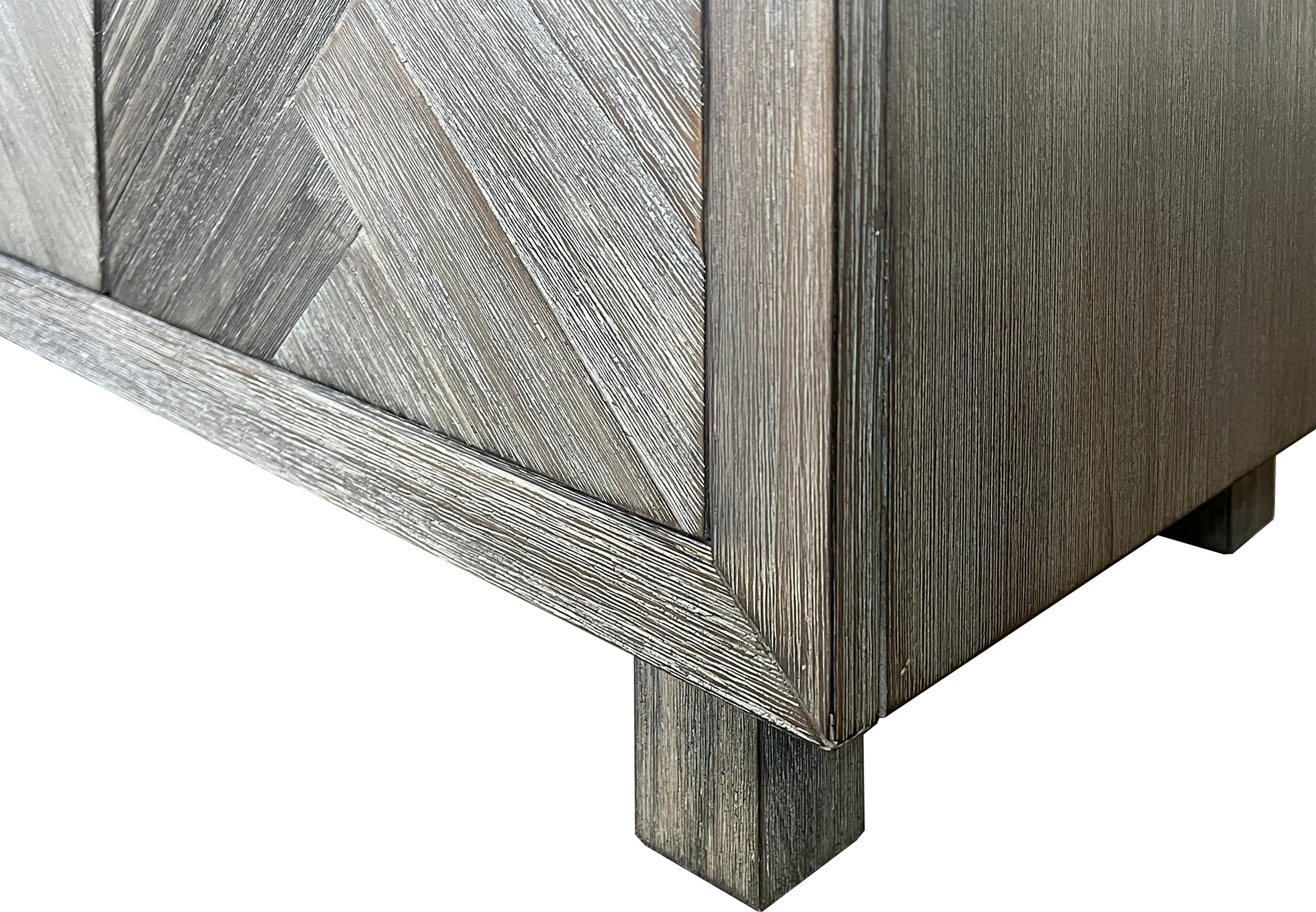 Pallisades Gray 90  TV Stand-6