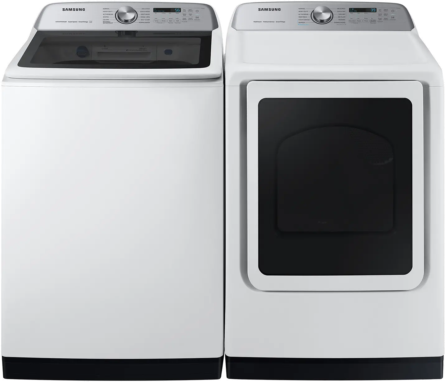 .SUG-W/W-7100-ELE-PR Samsung 7100 Smart Top Load Electric Washer and Dryer Set - White-1