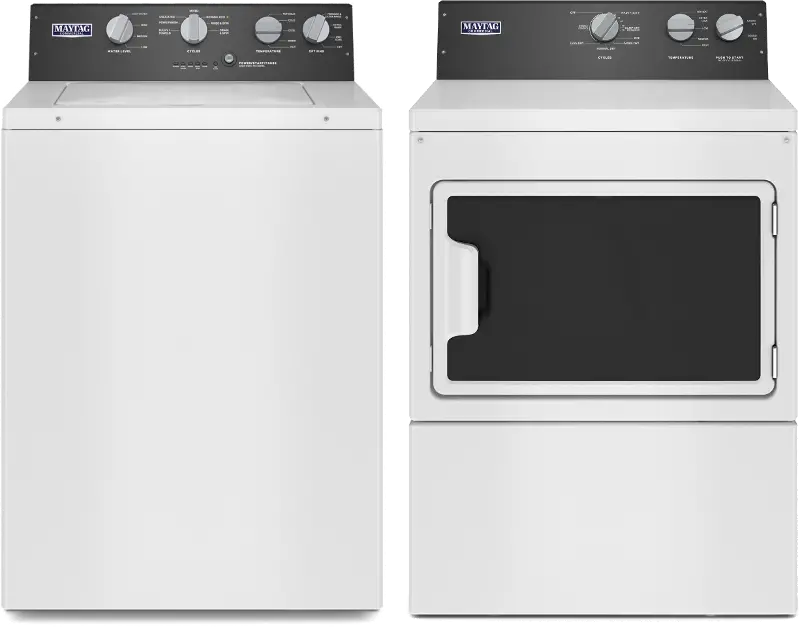 Maytag Gas Washer and Dryer Set - White
