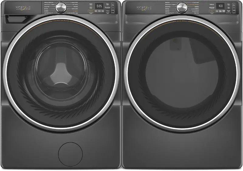 Whirlpool 6720 Gas Washer and Dryer Set - Black
