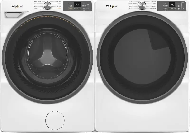 Whirlpool 5720 Electric Washer and Dryer Set - White