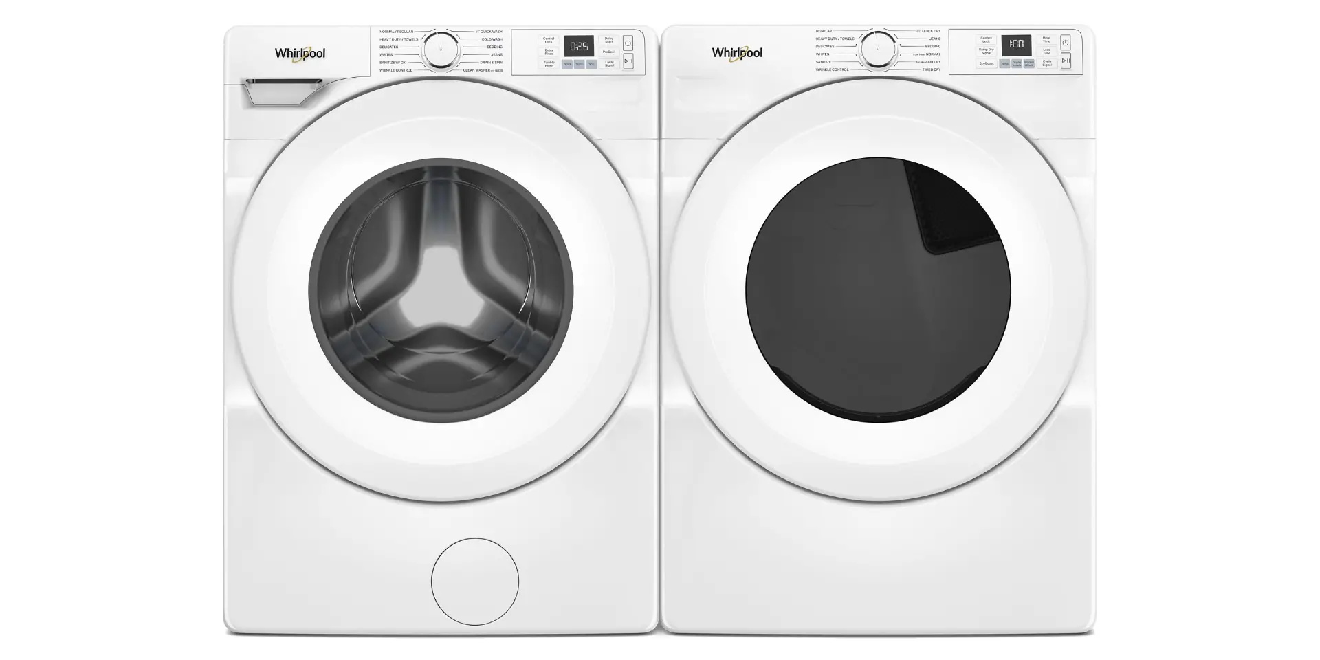 .WHP-W/W-4720-GAS-PR Whirlpool 4720 Gas Washer and Dryer Set - White-1