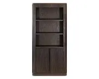 Tulane Brown Bookcase with Doors