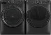 .GE-C/G-655-GAS-PR GE 655 Front Load Gas Washer and Dryer Set - Carbon Graphite