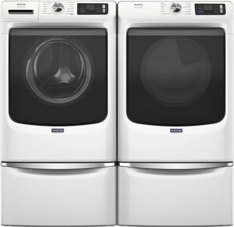 .MAT-W/W-7020-ELE-PR Maytag 7020 Electric Washer and Dryer Set - White-1