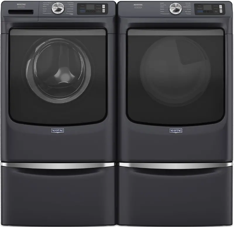Maytag 7020 Gas Washer and Dryer Set - Midnight Steel