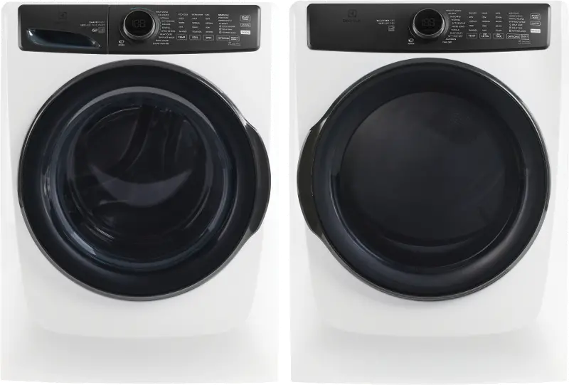 Electrolux 7738 Gas Washer and Dryer Set - White