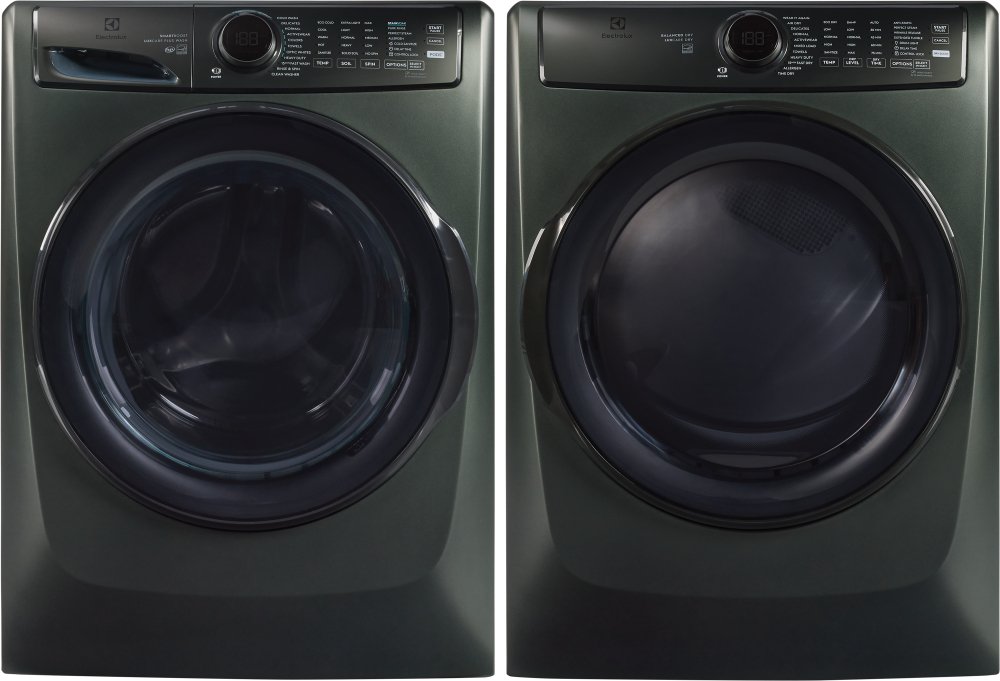 Electrolux 7738 Gas Washer and Dryer Set - Green