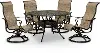 Montreal 5 Piece Round Patio Dining Set
