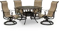 Montreal 5 Piece Round Patio Dining Set