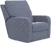 64252-7/1916-23 Lullaby Denim Blue Power Glider Recliner