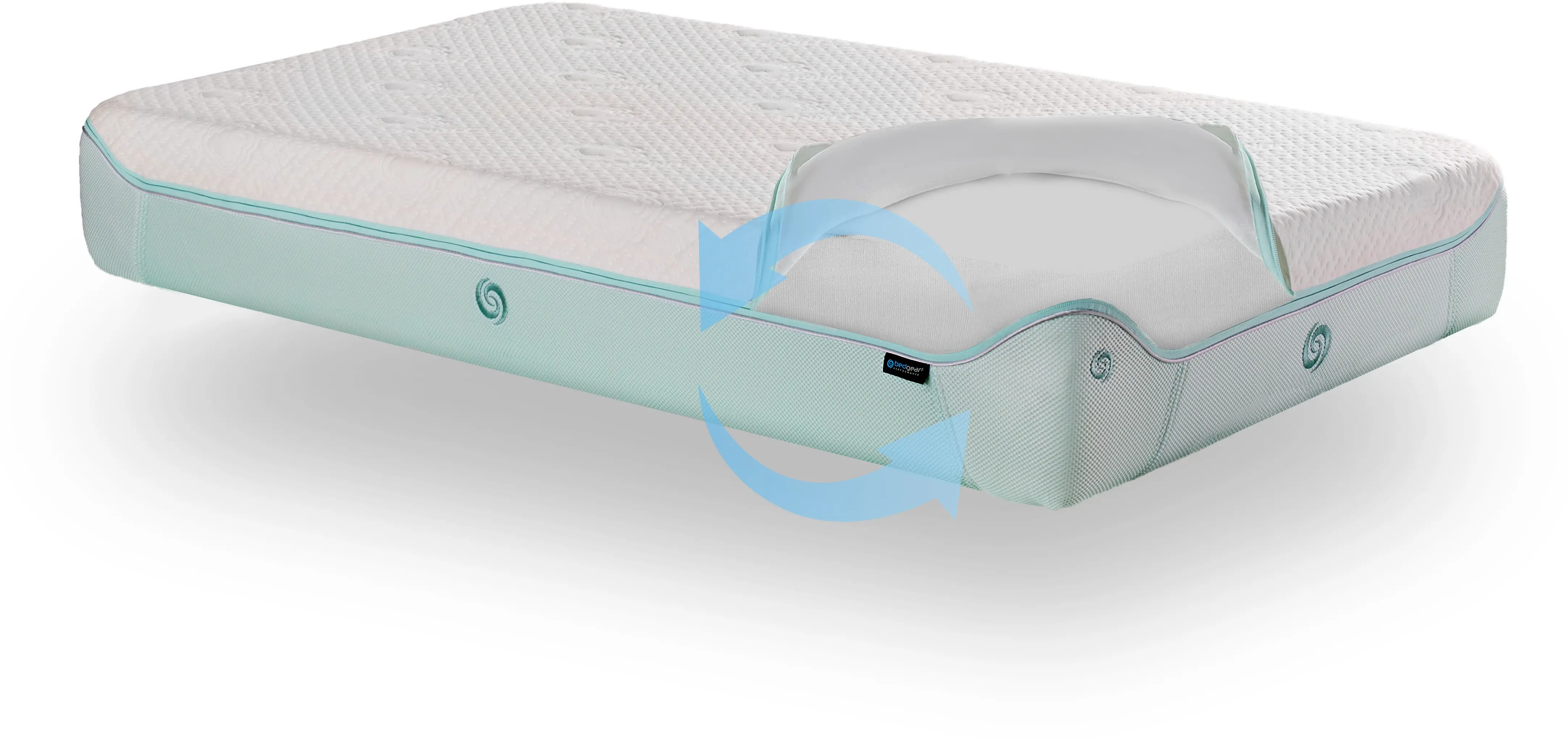 BGAX1CMS1GC BedGear Dri-Tec Crib and Toddler Mattress-5