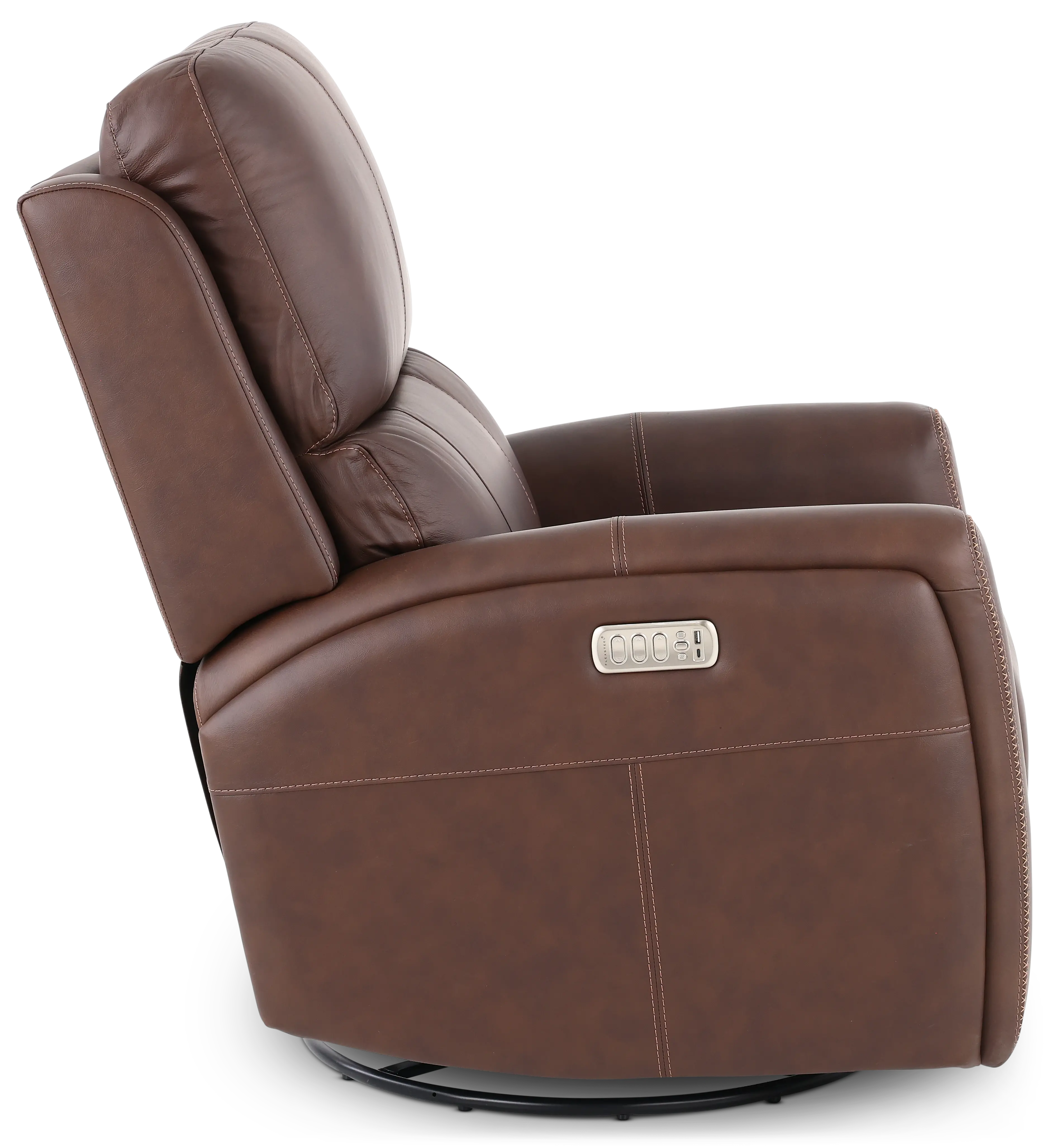 Linden Burnt Umber Power Recliner with Heat and Massage-6