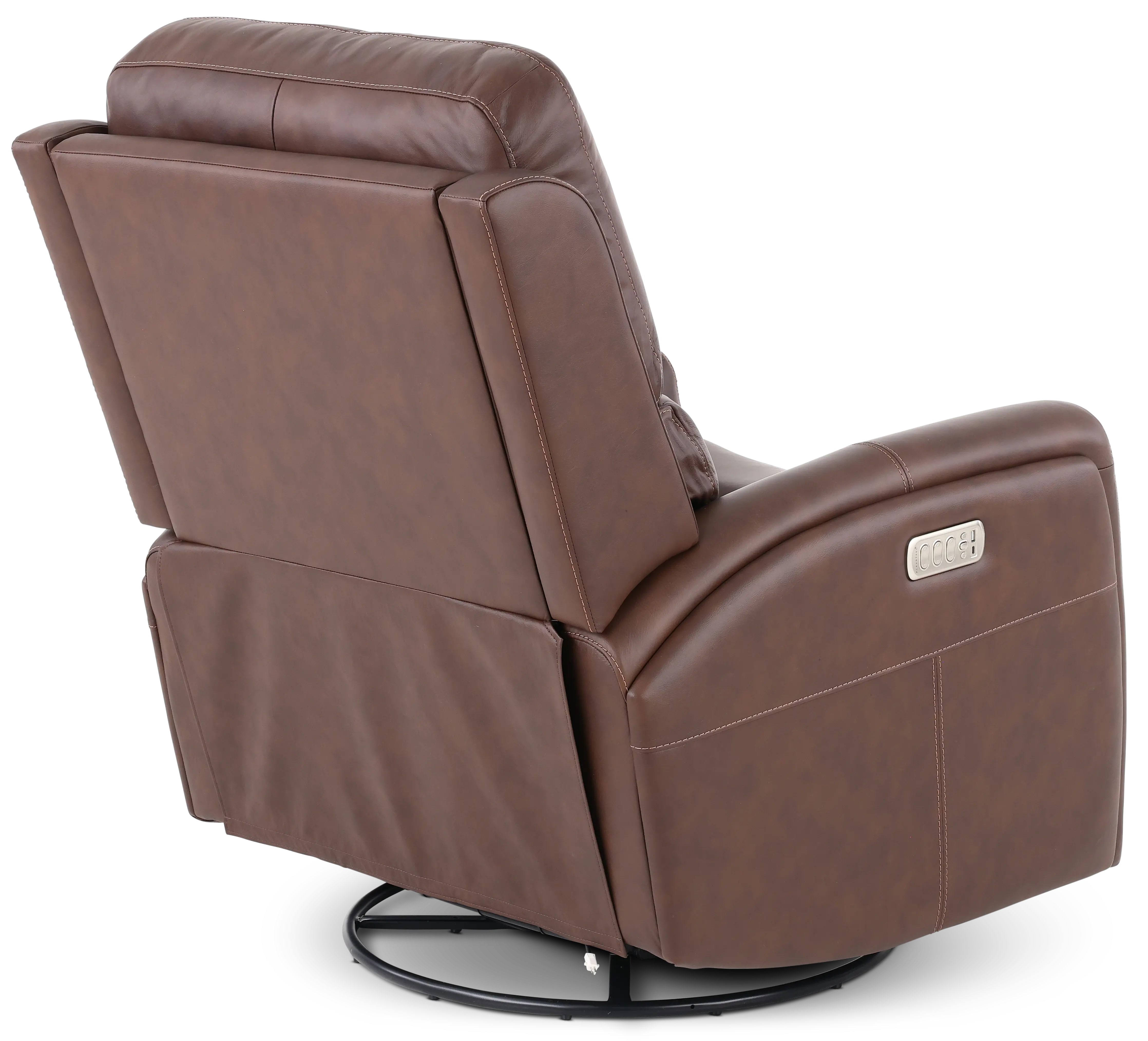 Linden Burnt Umber Power Recliner with Heat and Massage-7