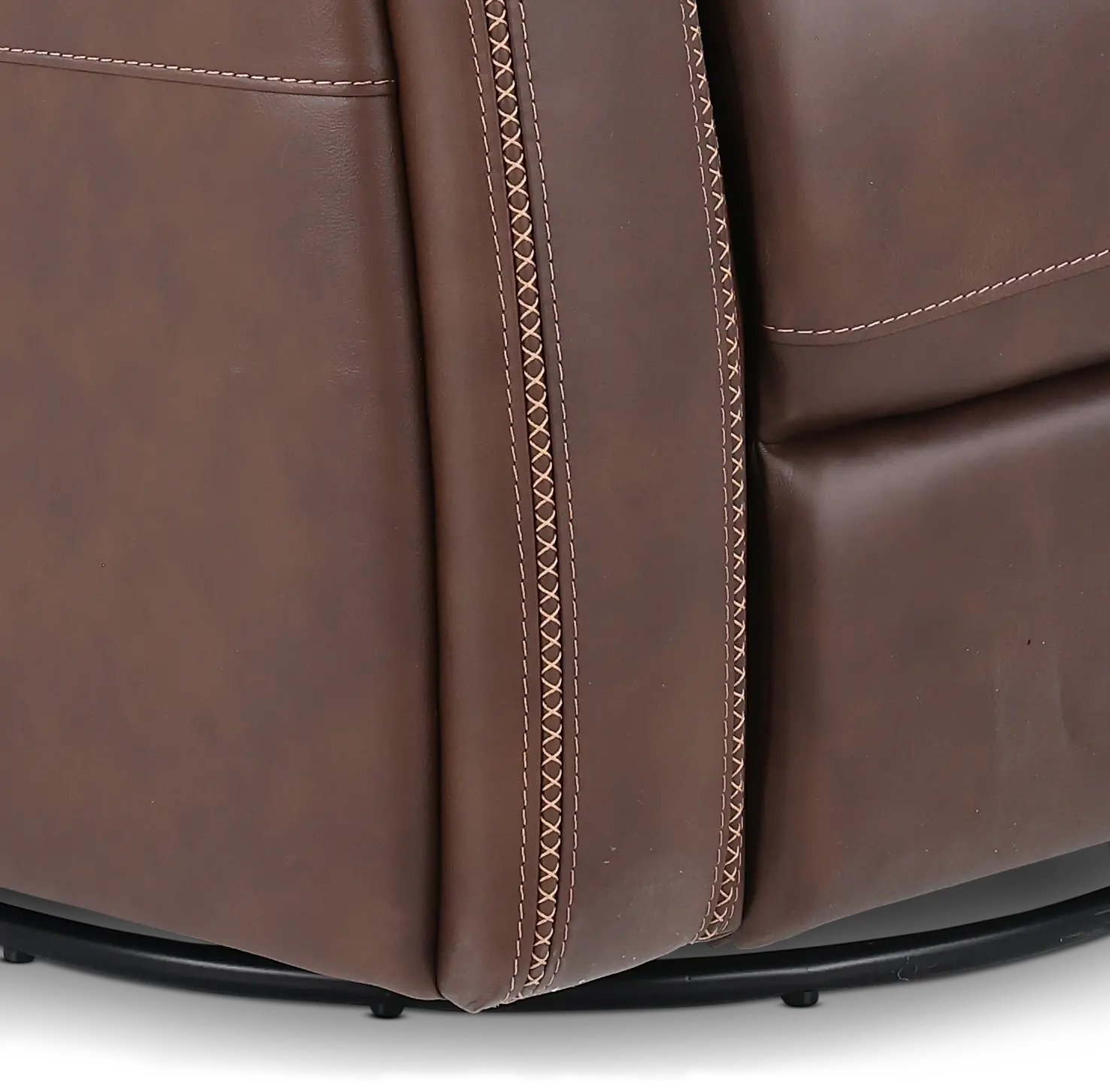 Linden Burnt Umber Power Recliner with Heat and Massage-9