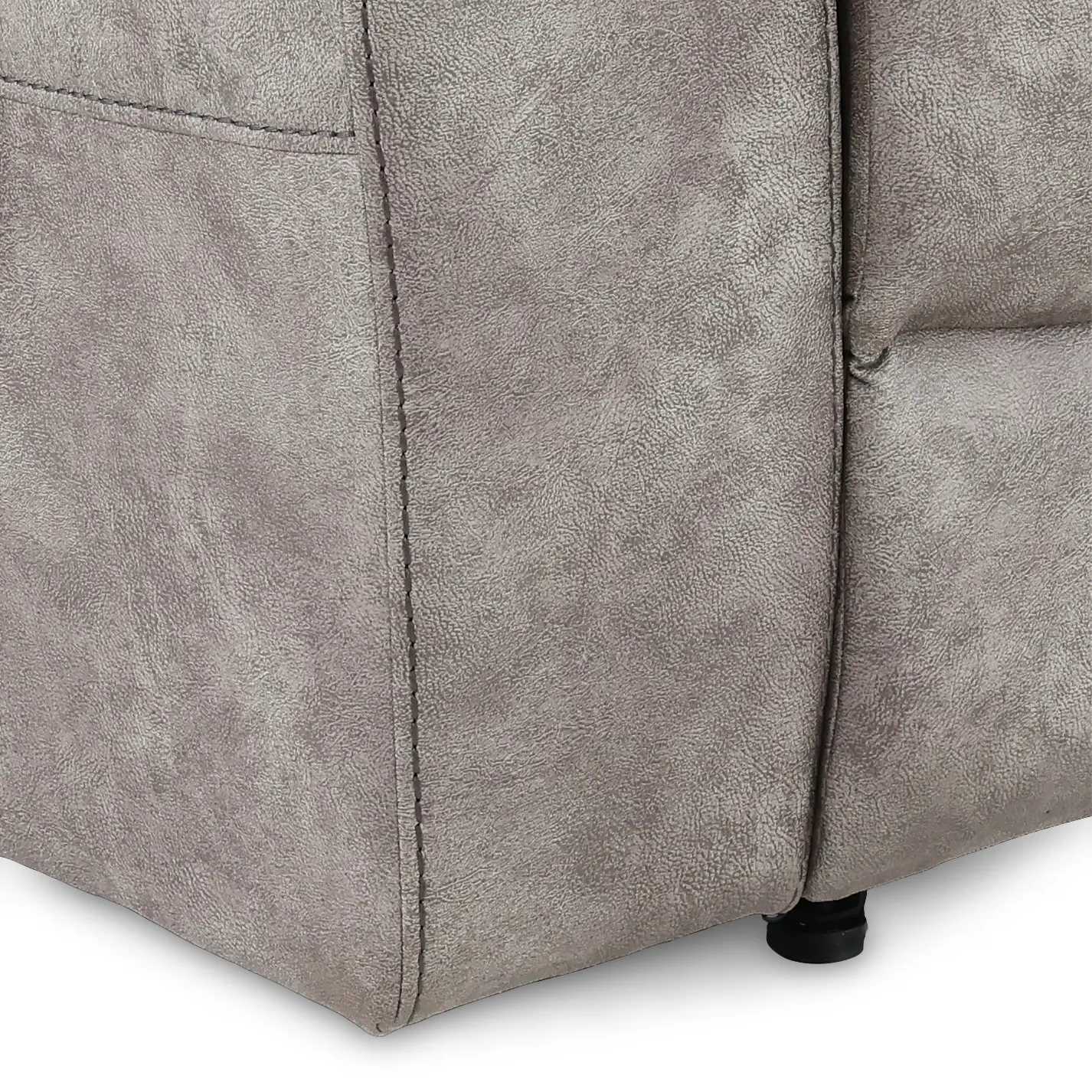 Lux Gray 3-Piece Reclining Sectional-6