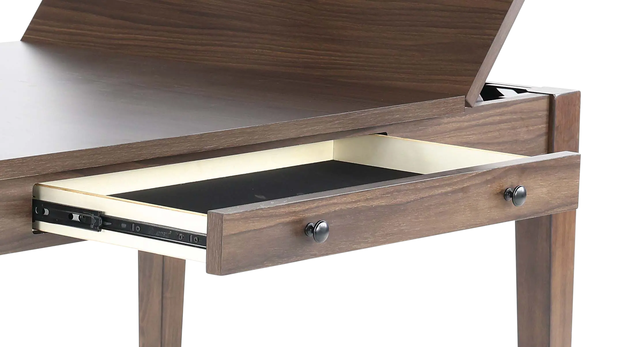 Wagner Brown Storage Dining Table-8