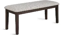 Wagner Brown Dining Bench