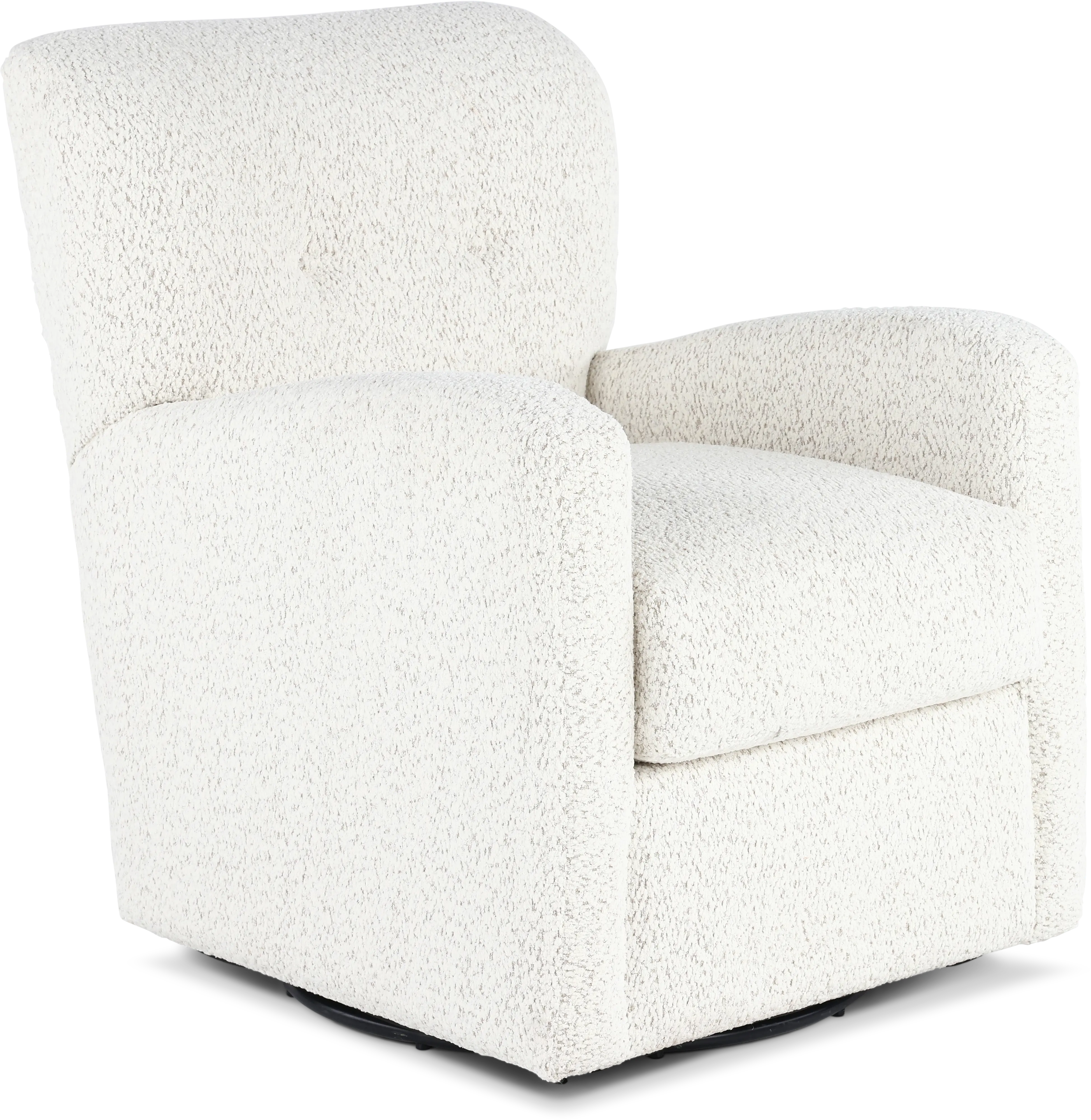 Spruce Off-White Swivel Accent Chair-1