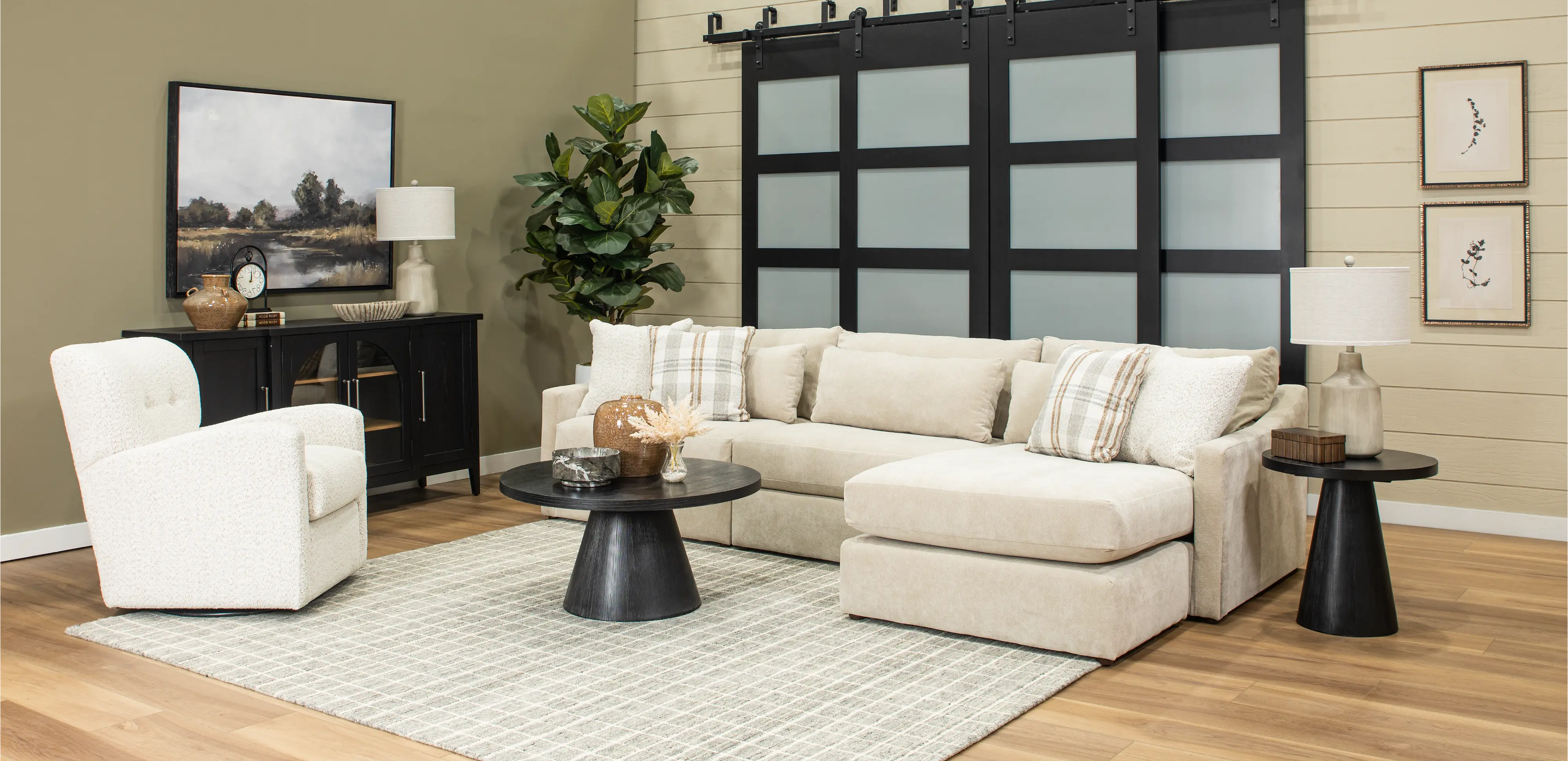 Spruce Sand 2-Piece Sectional-2