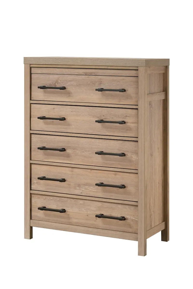 Starlight Natural Wood Chest of Drawers