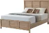 Starlight Honey Brown King Bed