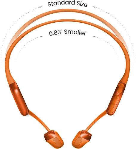 S821-MN-OR-US SHOKZ OpenRun Pro 2 Mini Wireless Hybrid Sports Headphones - Orange-6