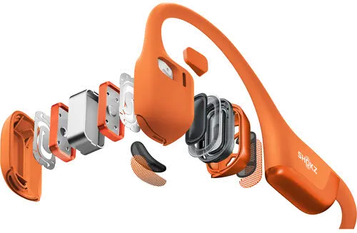 S821-MN-OR-US SHOKZ OpenRun Pro 2 Mini Wireless Hybrid Sports Headphones - Orange-7