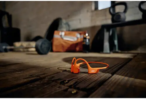 S821-MN-OR-US SHOKZ OpenRun Pro 2 Mini Wireless Hybrid Sports Headphones - Orange-2