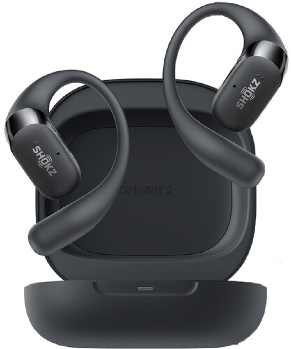 SHOKZ OpenFit 2 True Wireless Open-Ear Headphones - Black