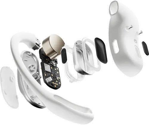T511-ST-WT-US SHOKZ OpenFit Air True Wireless Open-Ear Headphones - White-5
