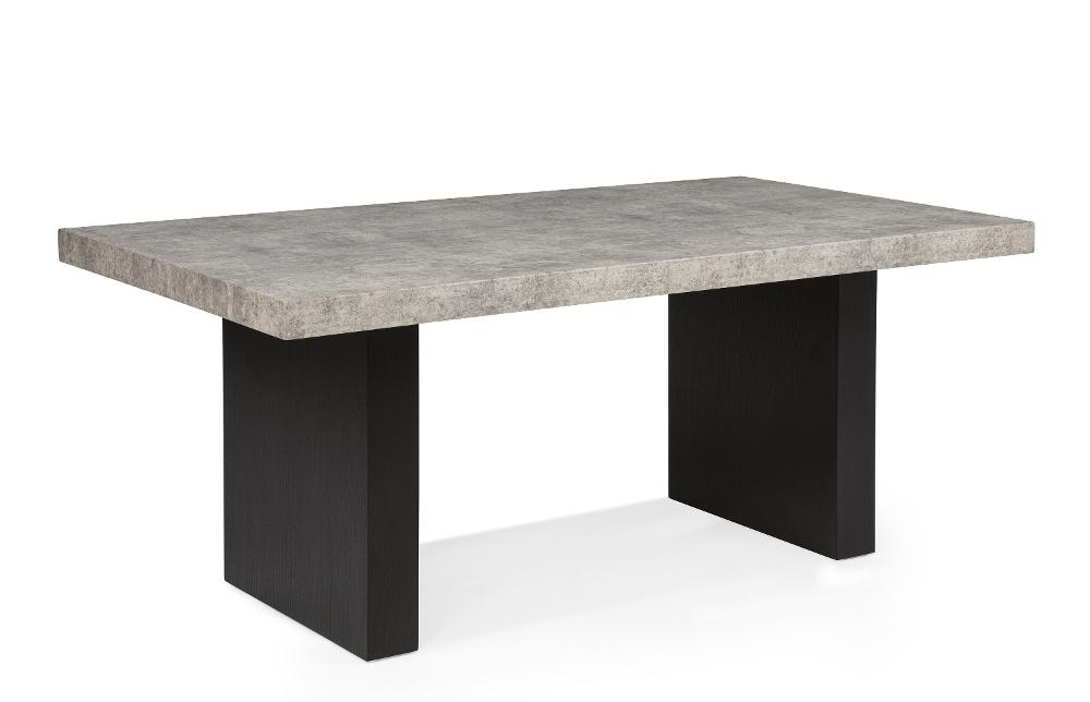 Sebastian Gray and Black Dining Table