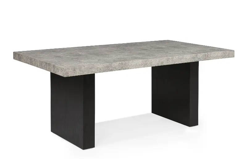 Sebastian Gray and Black Dining Table