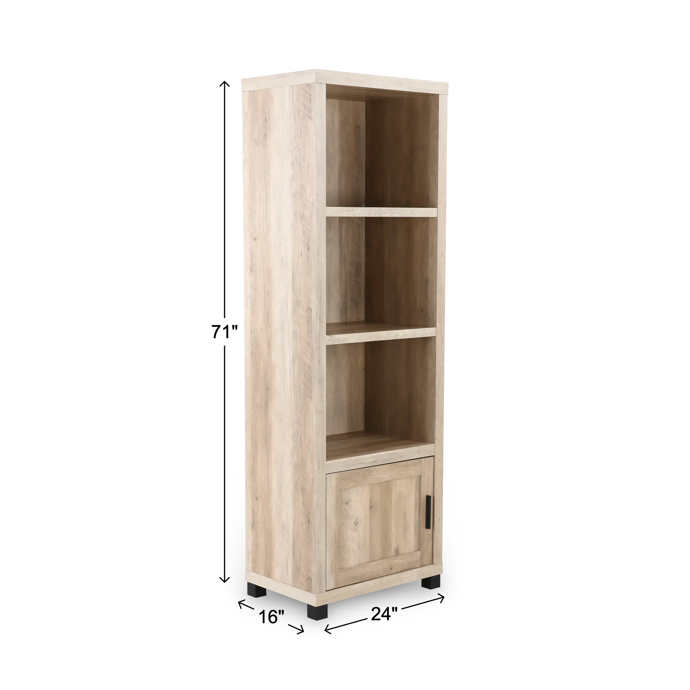 Sachin Light Brown Bookcase-3