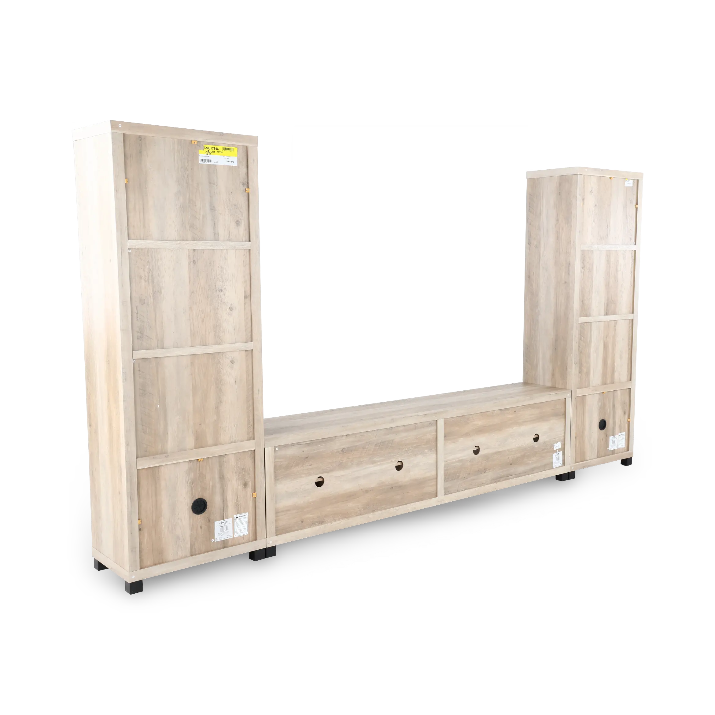 Sachin Light Brown Entertainment Center-8