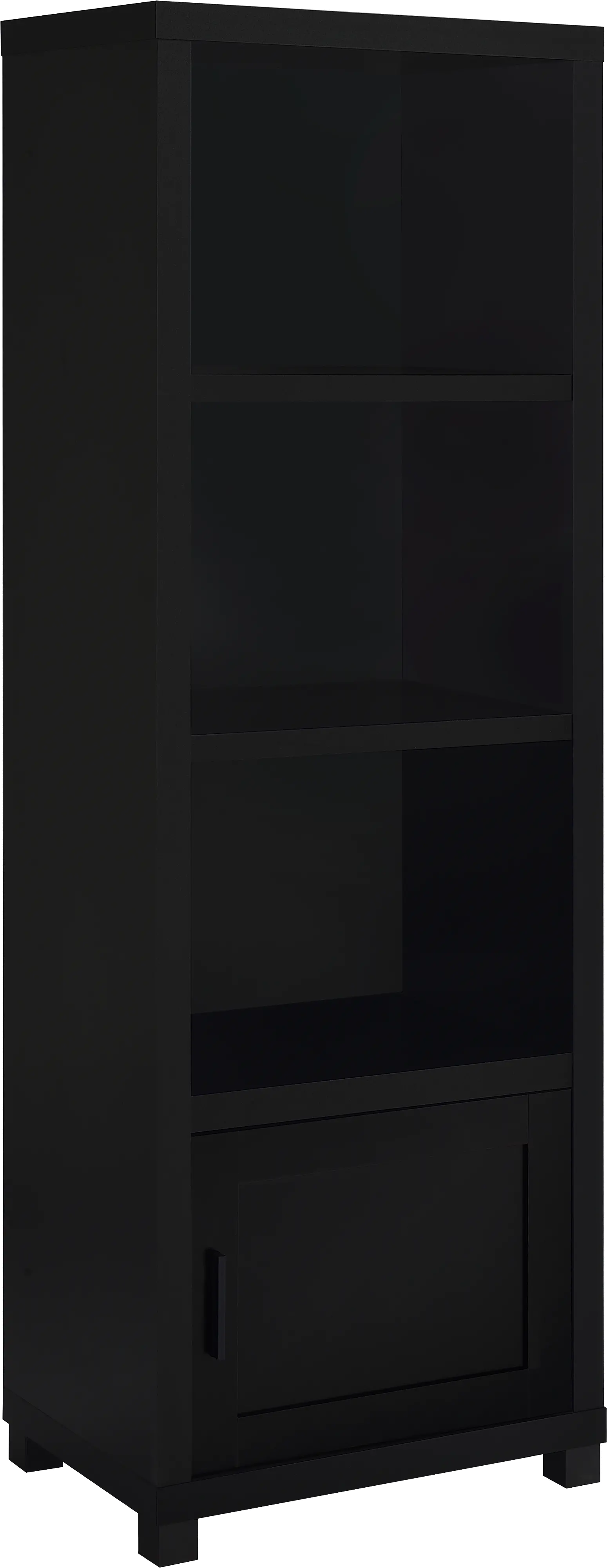 Jupiter Black Bookcase-1