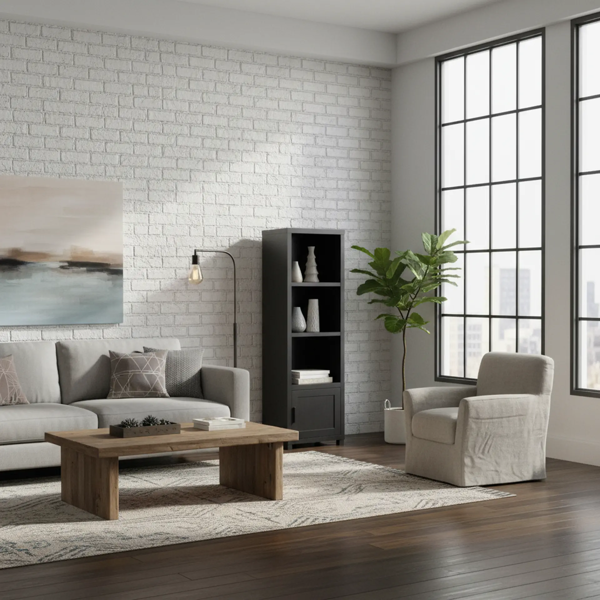 Jupiter Black Bookcase-10