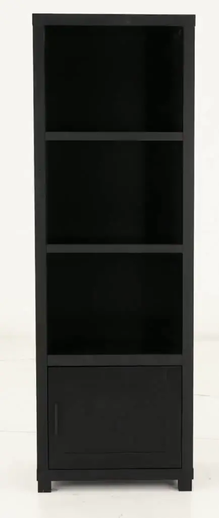 Jupiter Black Bookcase-9