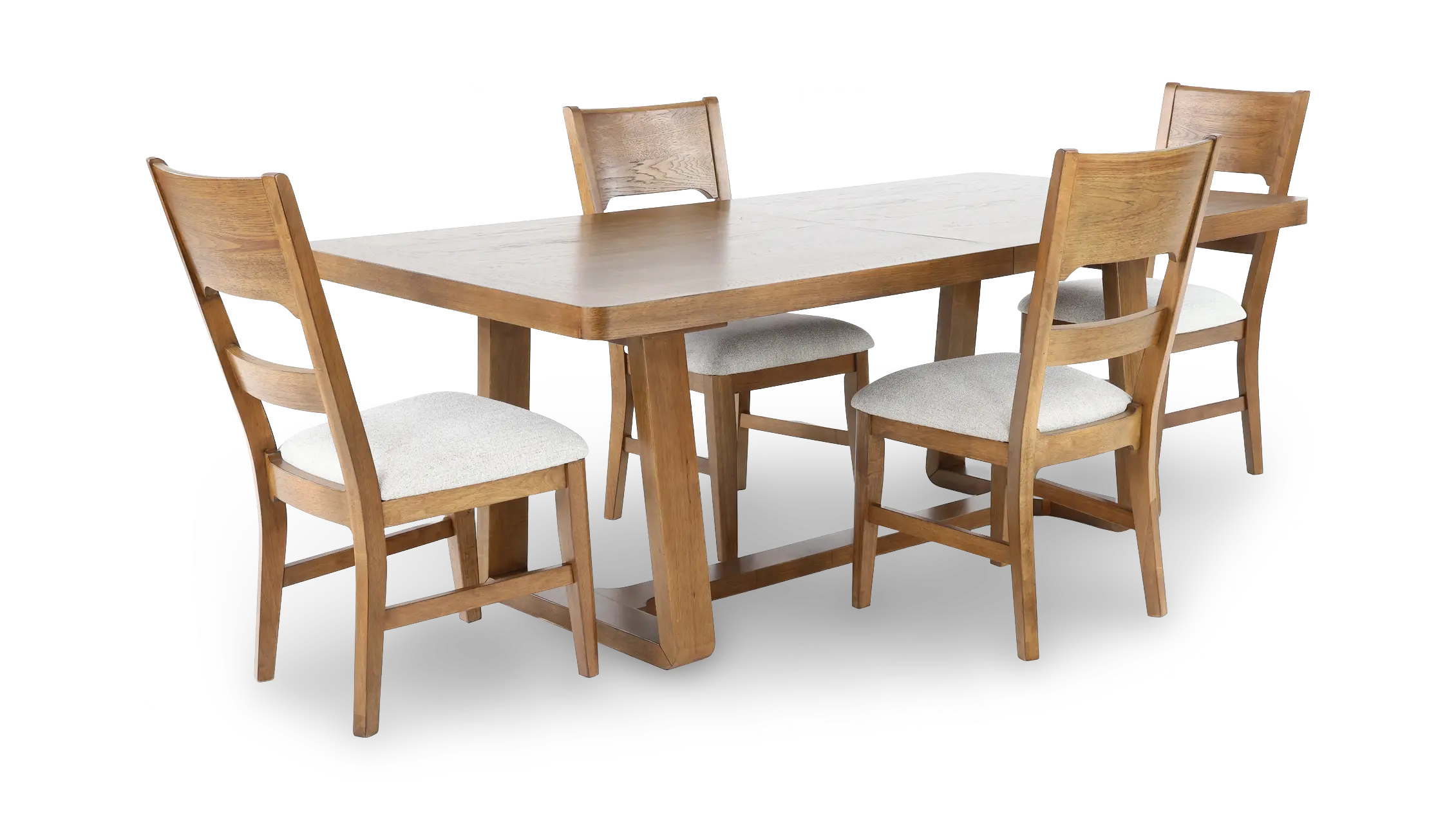 Nanette Brown 5 Piece Dining Set-1