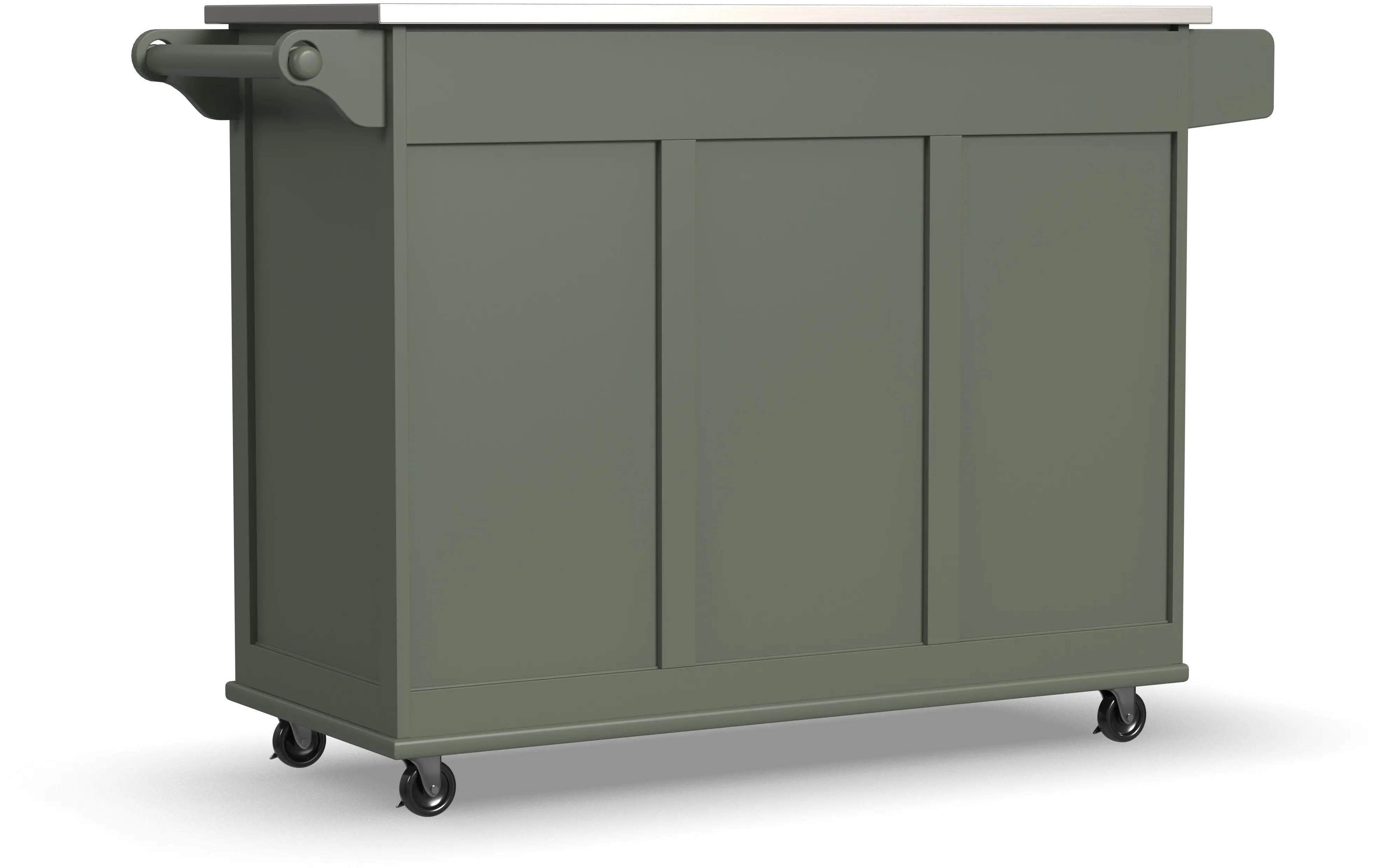4503-95 Dolly Madison Sage Kitchen Cart with Nickel Hardware-8