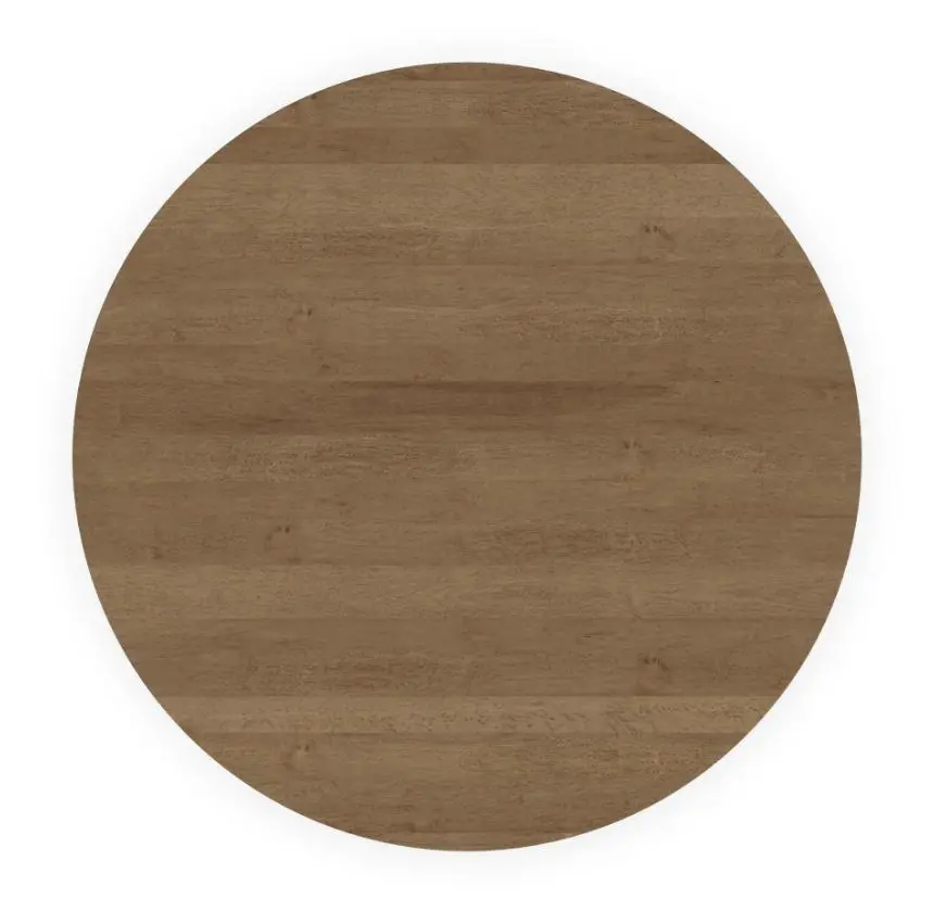 5580-32 Brentwood Light Oak Round Dining Table-5