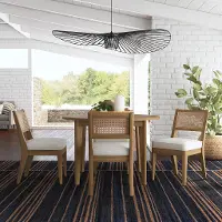 5580-325 Brentwood Light Oak Round Table and 4 Chairs